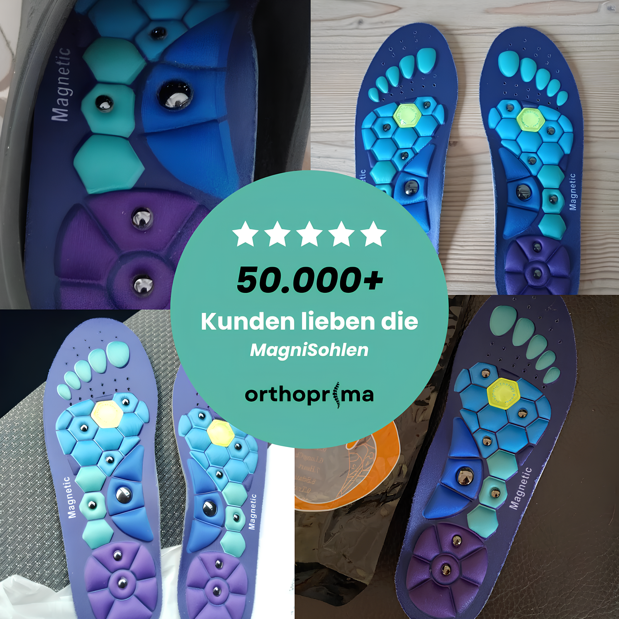 MagniSohlen™ - Akkupressur Einlegesohlen