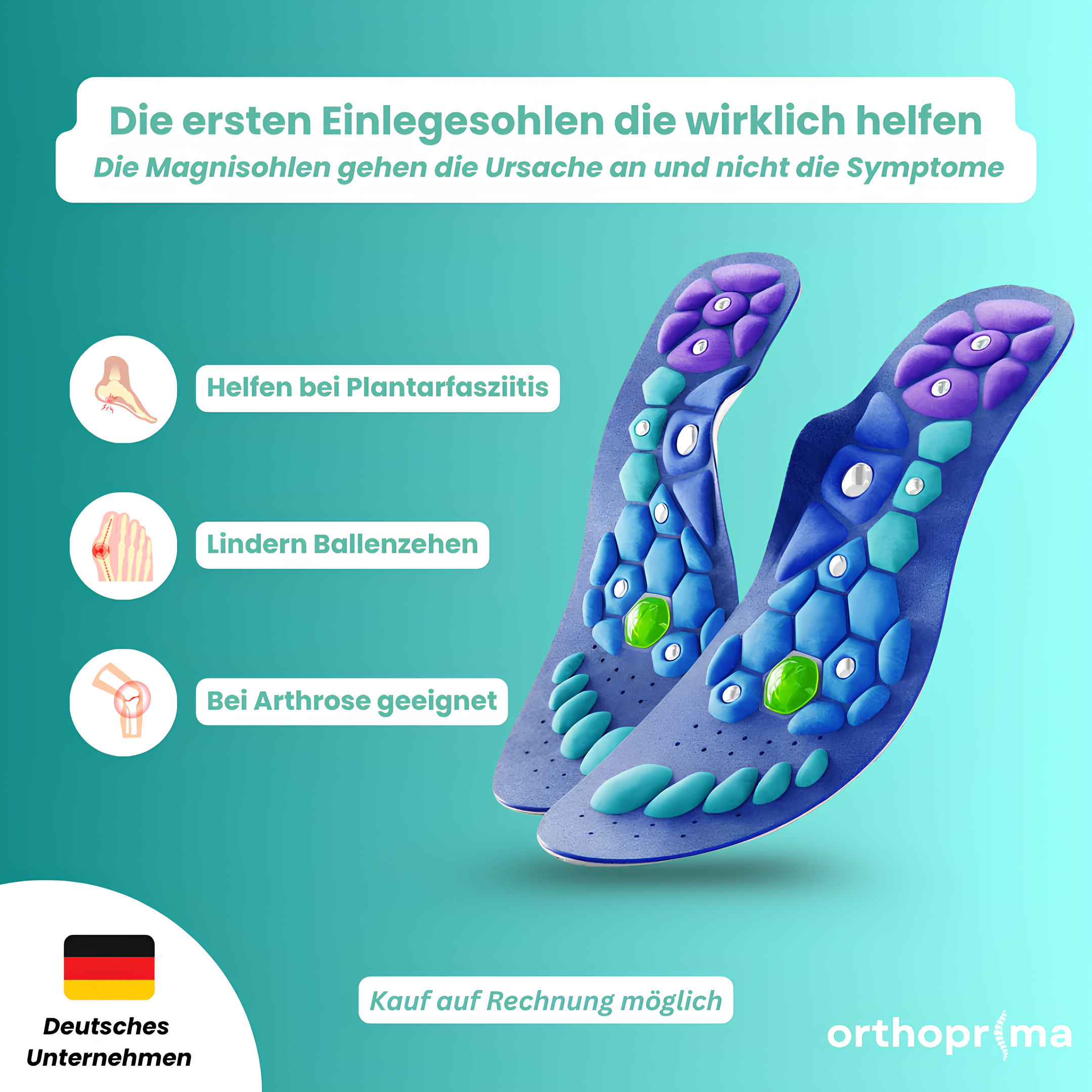 MagniSohlen™ - Akkupressur Einlegesohlen